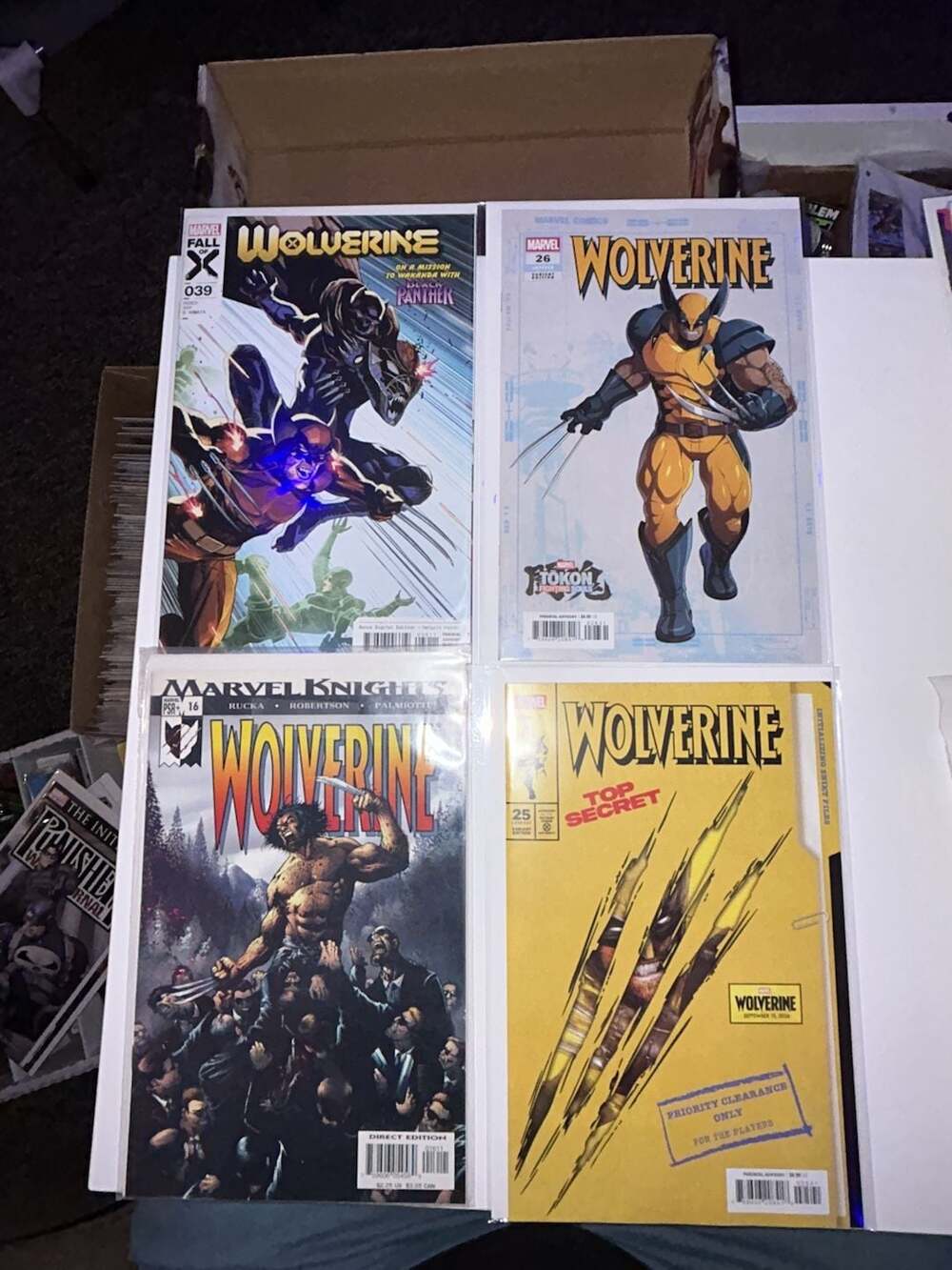Marvel Comics Wolverine Comic Book Lot of 4 Issues (Includes #16, #25, #26, #39)